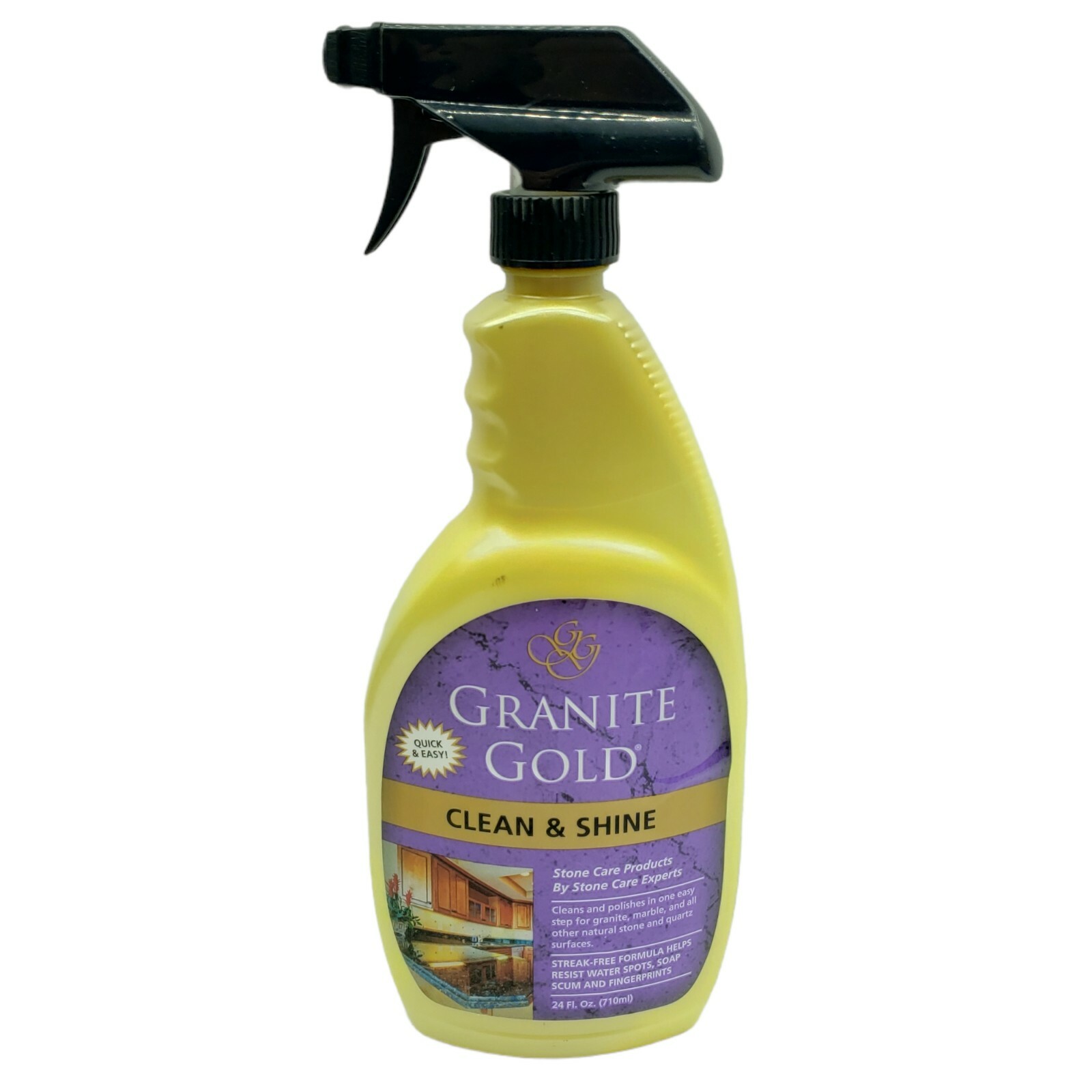 Granite Gold 24 Oz. Clean & Shine Stone Polish Granite Marble Quartz Countertop