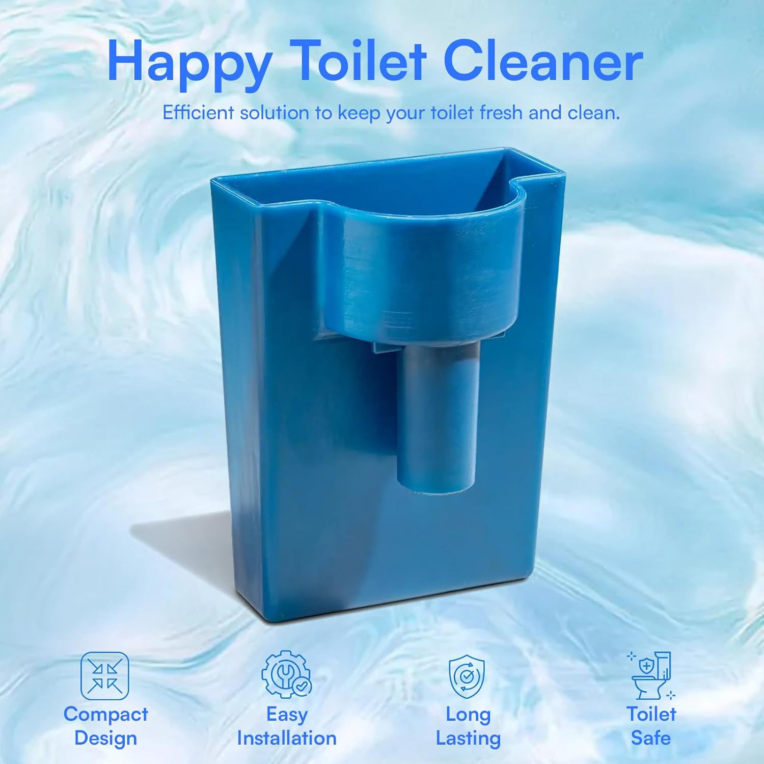 Automatic Toilet Bowl Cleaner – Easy to Install Toilet Tablet Holder – Self-Clea