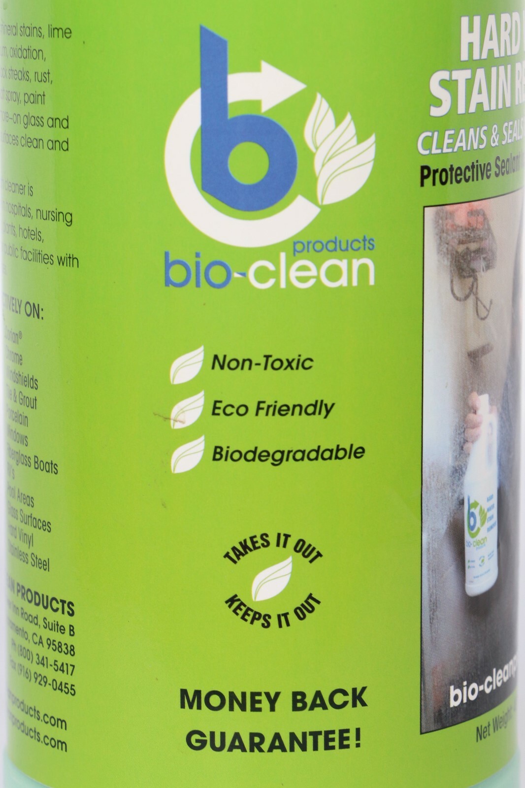 Hard Water Stain Remover Bioclean 40 oz- Cleans mold stains,Glass&Other Surfaces
