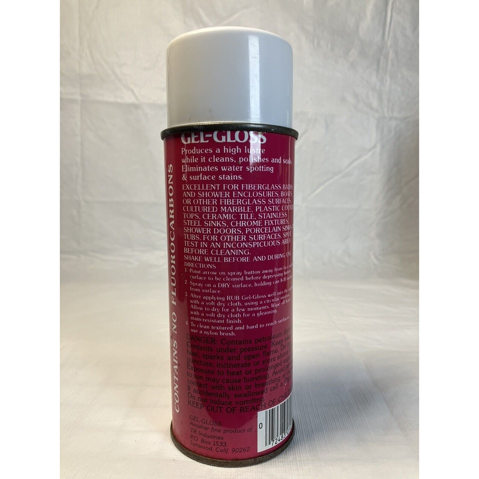 Original Gel Gloss Kitchen and Bath Polish and Protector 12oz. Aerosol Can Pink