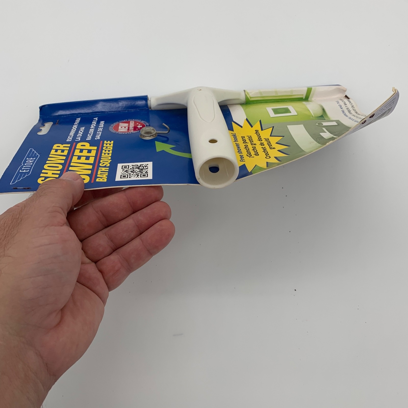 Ettore Shower Sweep Squeegee White