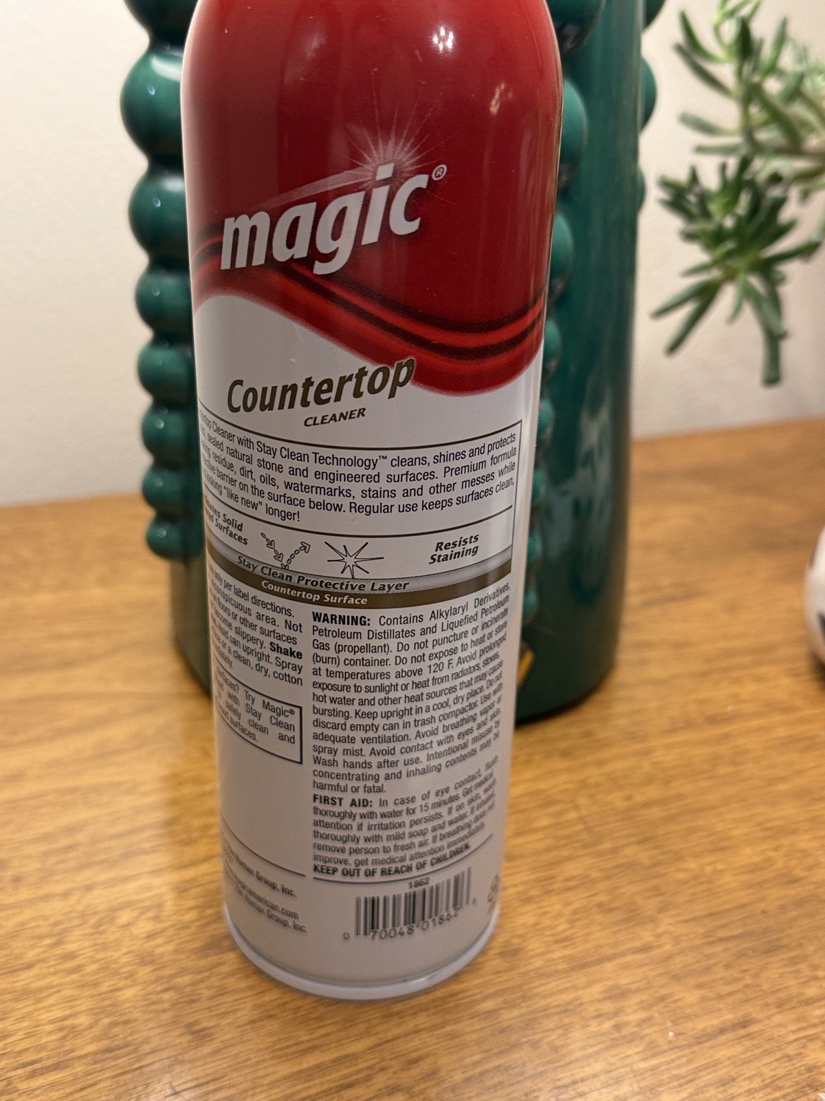 Magic Countertop Cleaner 17 oz Aerosol Spray Ideal Laminate Discontinued OPEN