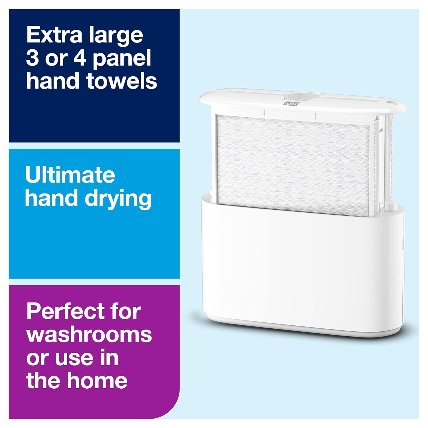 Tork Xpress Paper Towel Dispenser (White) and Tork Xpress Soft Multifold Hand