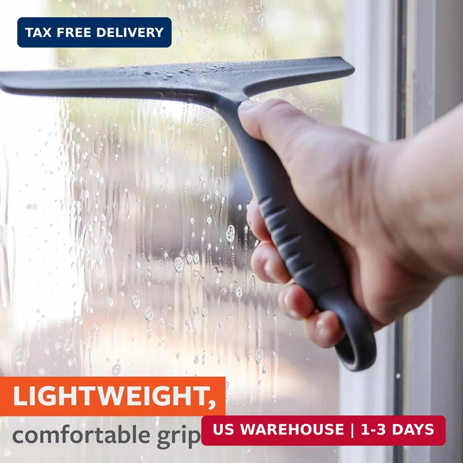 Full Circle Clean Ocean Squeegee – Shower, Glass, Window, Tile, Windshield – Str