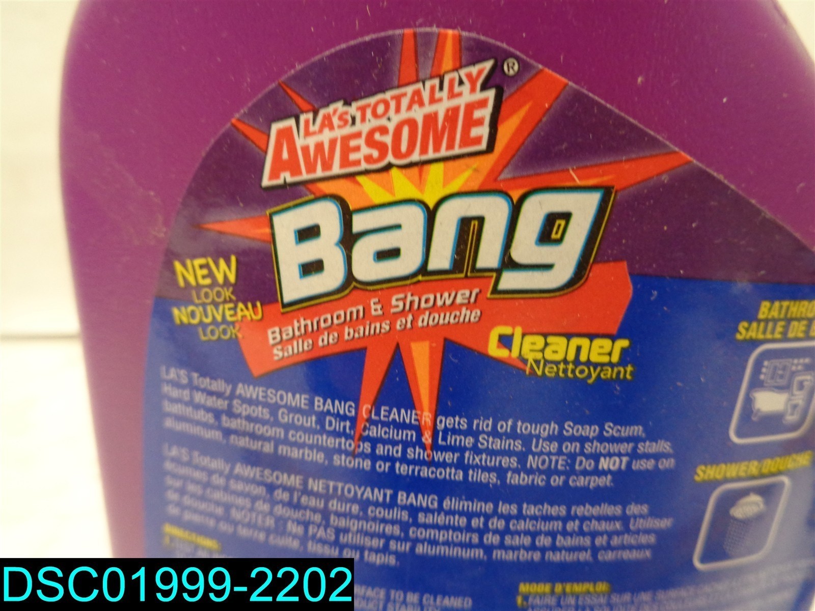 QTY=8L:(1L X 8) LA’s Totally Awesome Bang Bathroom & Shower Cleaner 722429320803