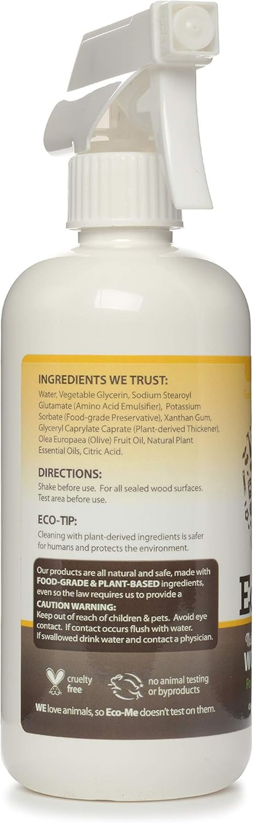 Natural Wood Cleaner and Polish Lemon Scent 16Fl Oz