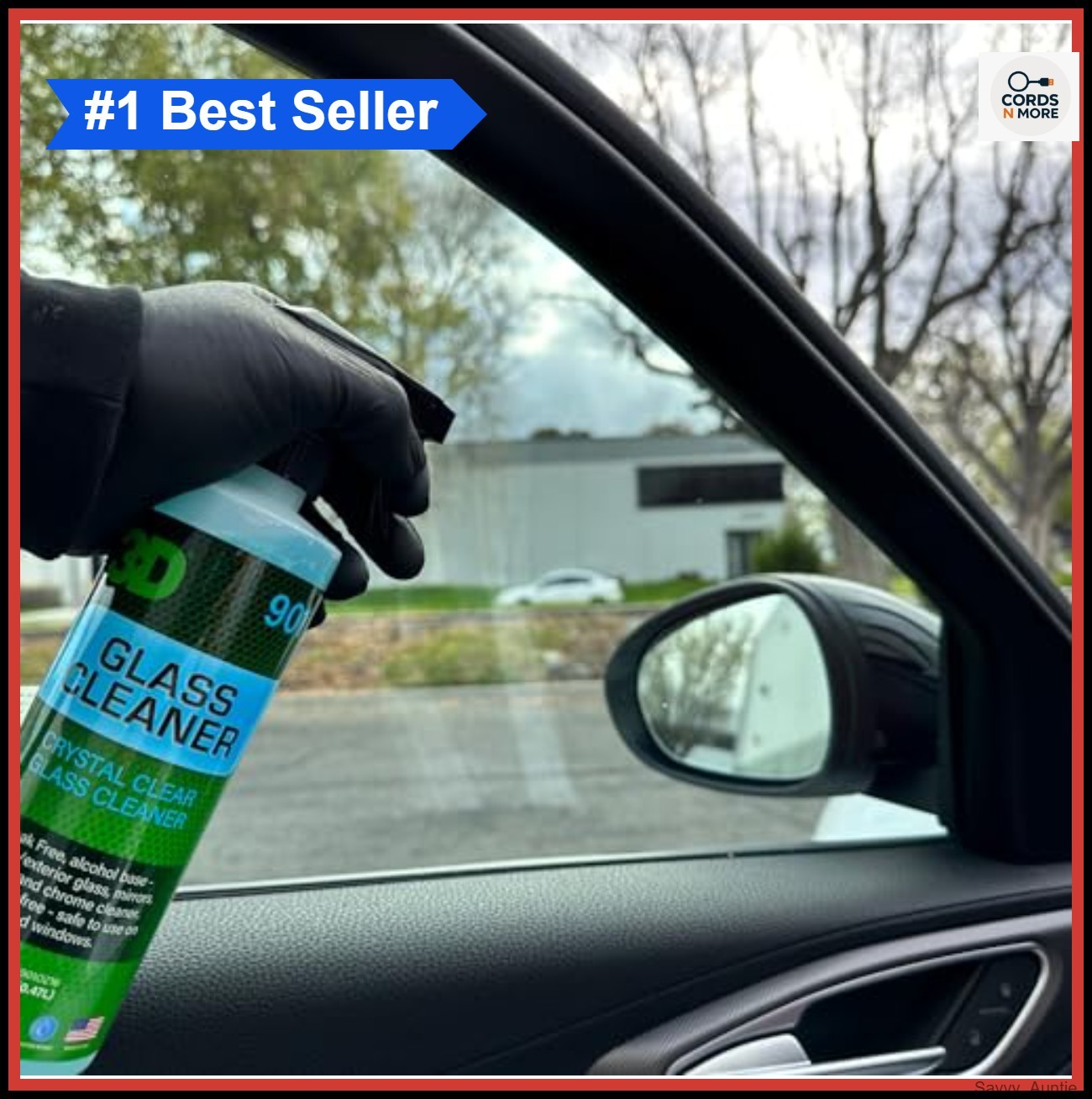 Glass Cleaner Gallon 128oz Unscented Streak Free Tint Safe VOC Compliant Car