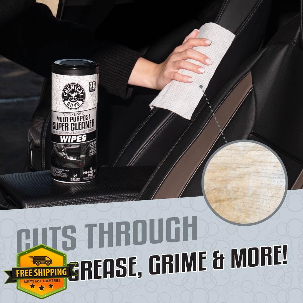 Chemical Guys Nonsense All Purpose Cleaner Wipes 30 Count