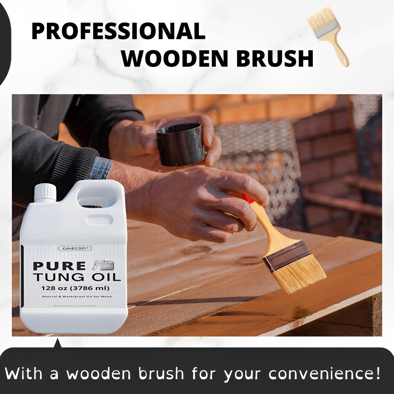 Pure Tung Oil 8oz for Cutting Boards & Butcher Blocks – Food Grade Wood Sealer