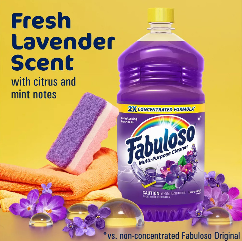 6-Pack Fabuloso Lavender Multi-Purpose Cleaner 2X Concentrated Formula 56oz