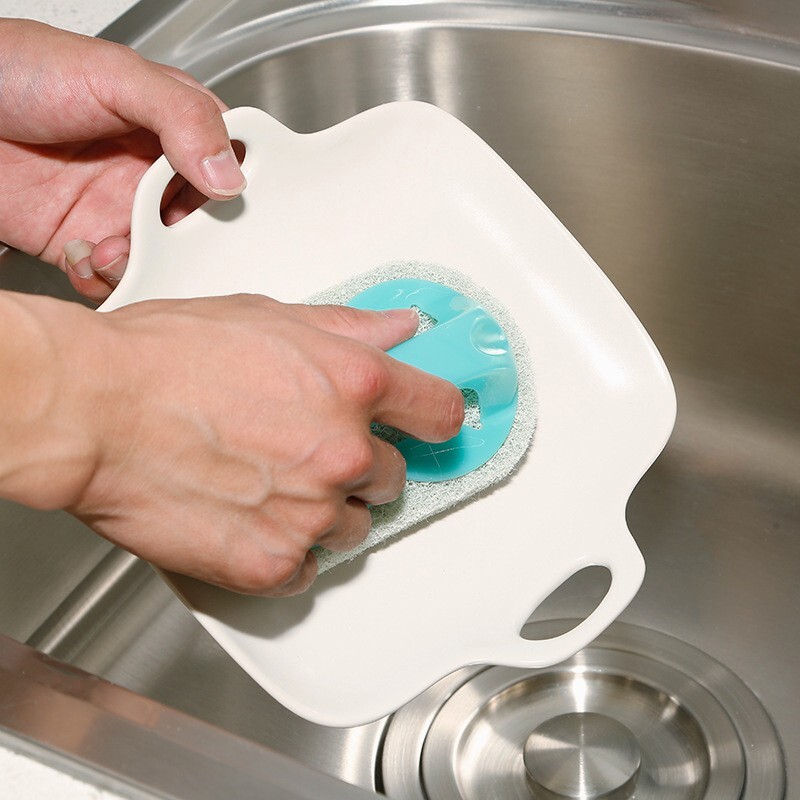 Kitchen Scrub Brush Sponge Cleaning Pot Glass Tile Dish Washing Accessory