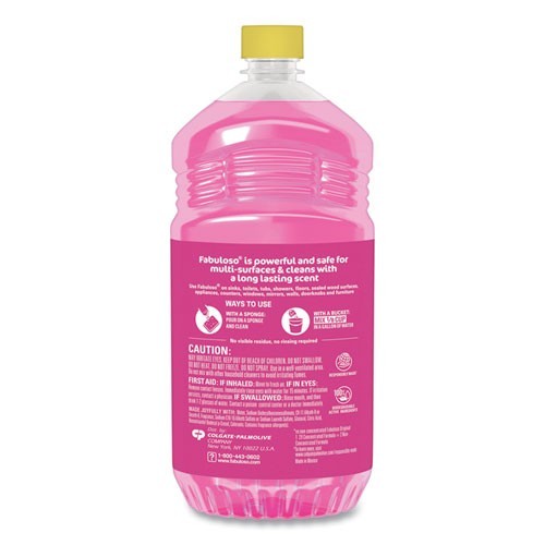 Fabuloso Multi-Use Cleaner, Watermelon Scent, 56 oz Bottle, 6/Carton