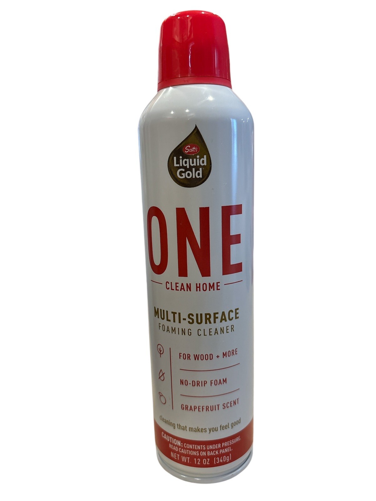 1 Scott’s Liquid Gold ONE Clean Home Multi Surface Foaming Cleaner 12 Oz No Drip