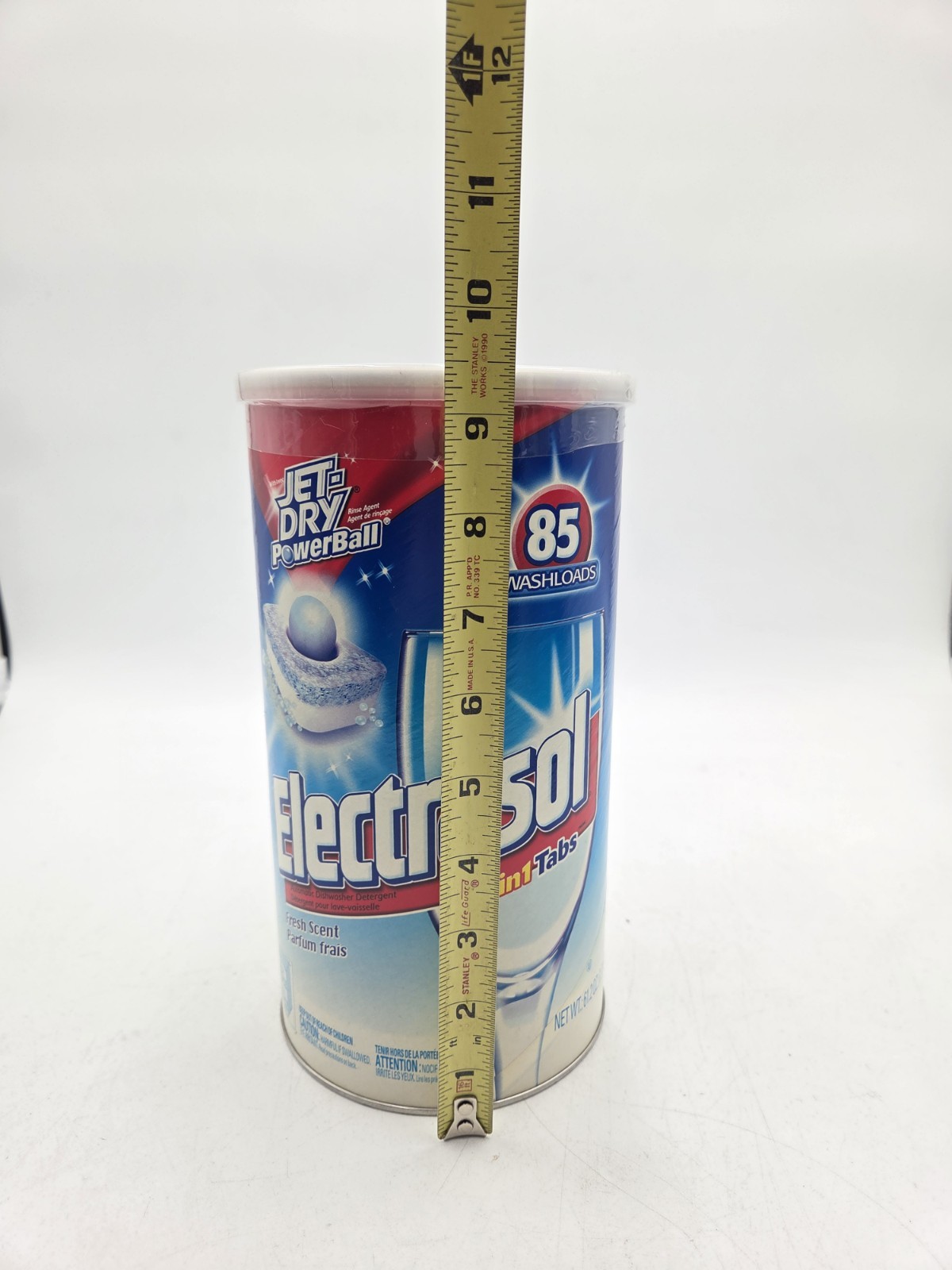 Vintage Electrasol 2-in-1 Tabs with Jet-Dry Powerball 85 Tabs Sealed Tub
