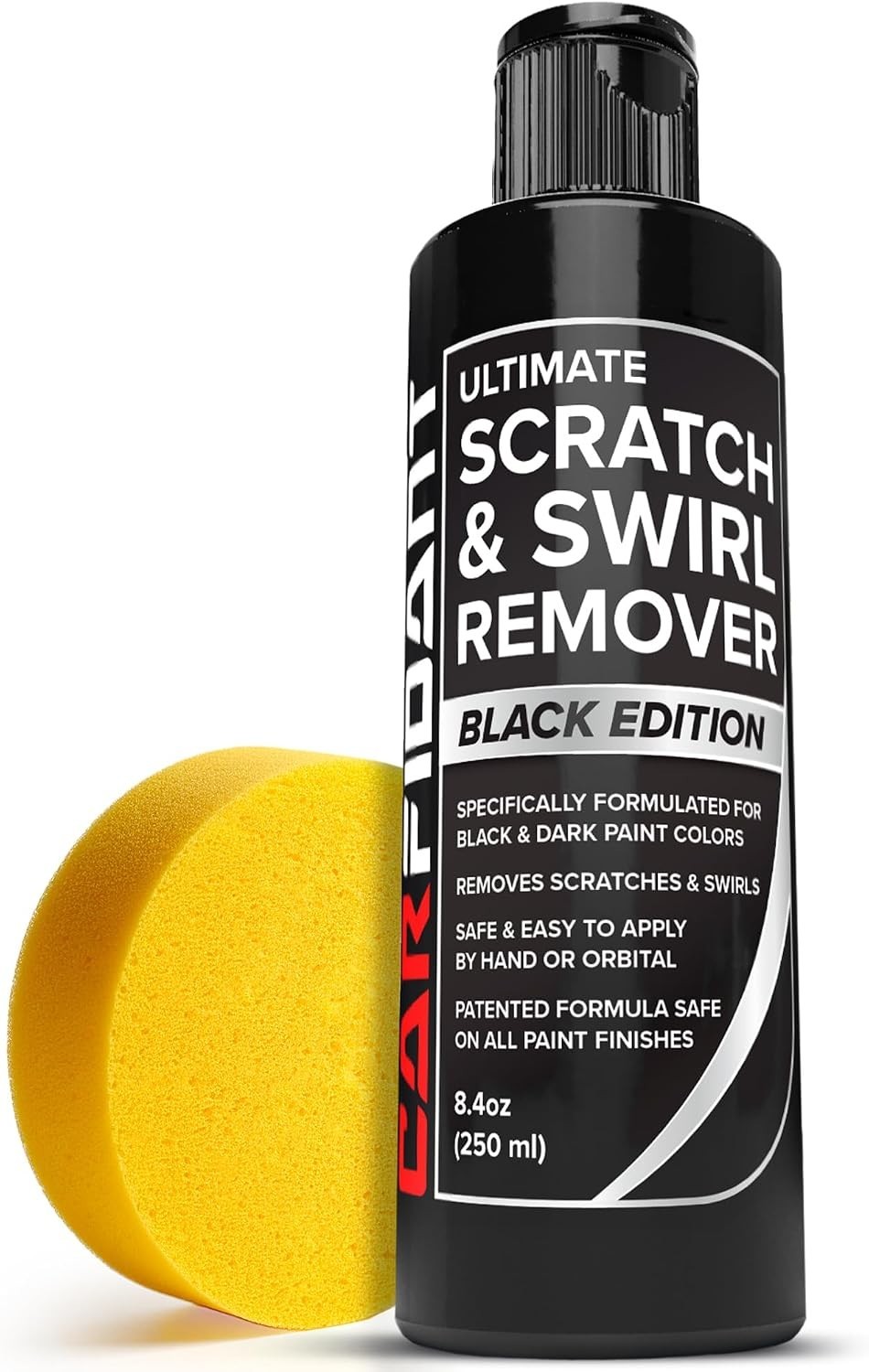 Black Scratch and Swirl Remover – Car Scratch Remover for Paint Scratches – P…