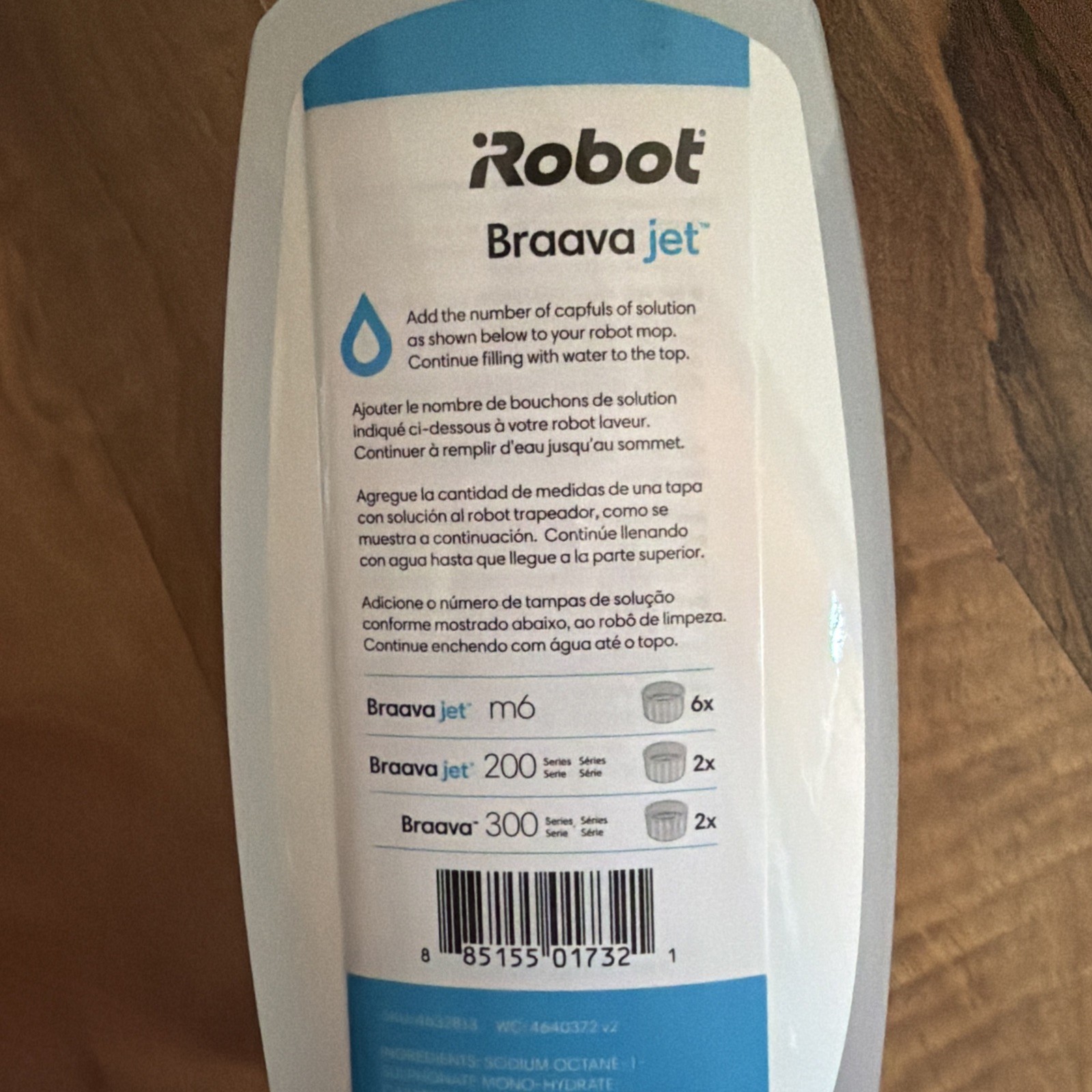 Lot of 3 iRobot Braava Jet Hard Floor Cleaning Solution 16oz Bottles X 3 NEW