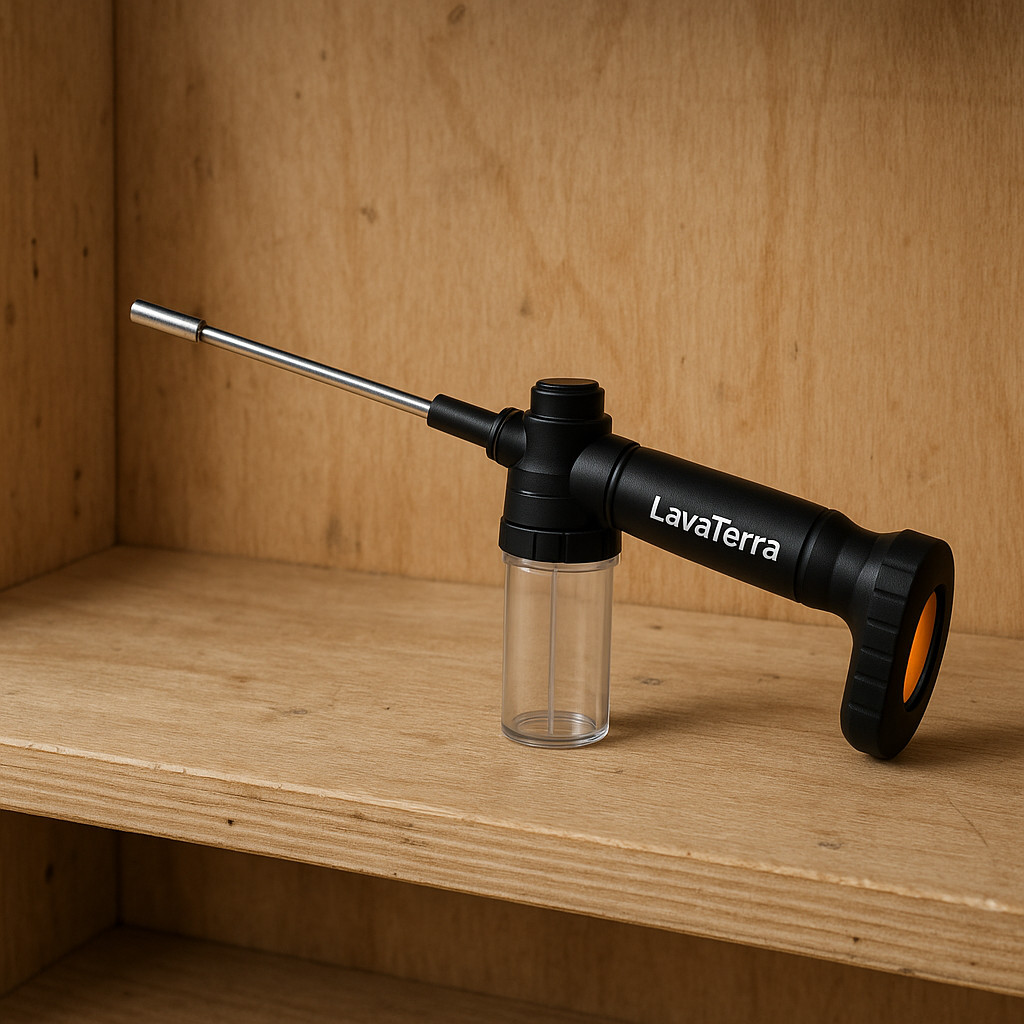 LavaTerra Powder Duster Retractable Garden Pest Applicator