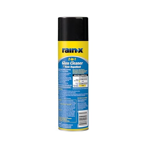 Rain X 2 in 1 Glass Cleaner Rain Repellent 18 Ounce Streak Free Cleaning