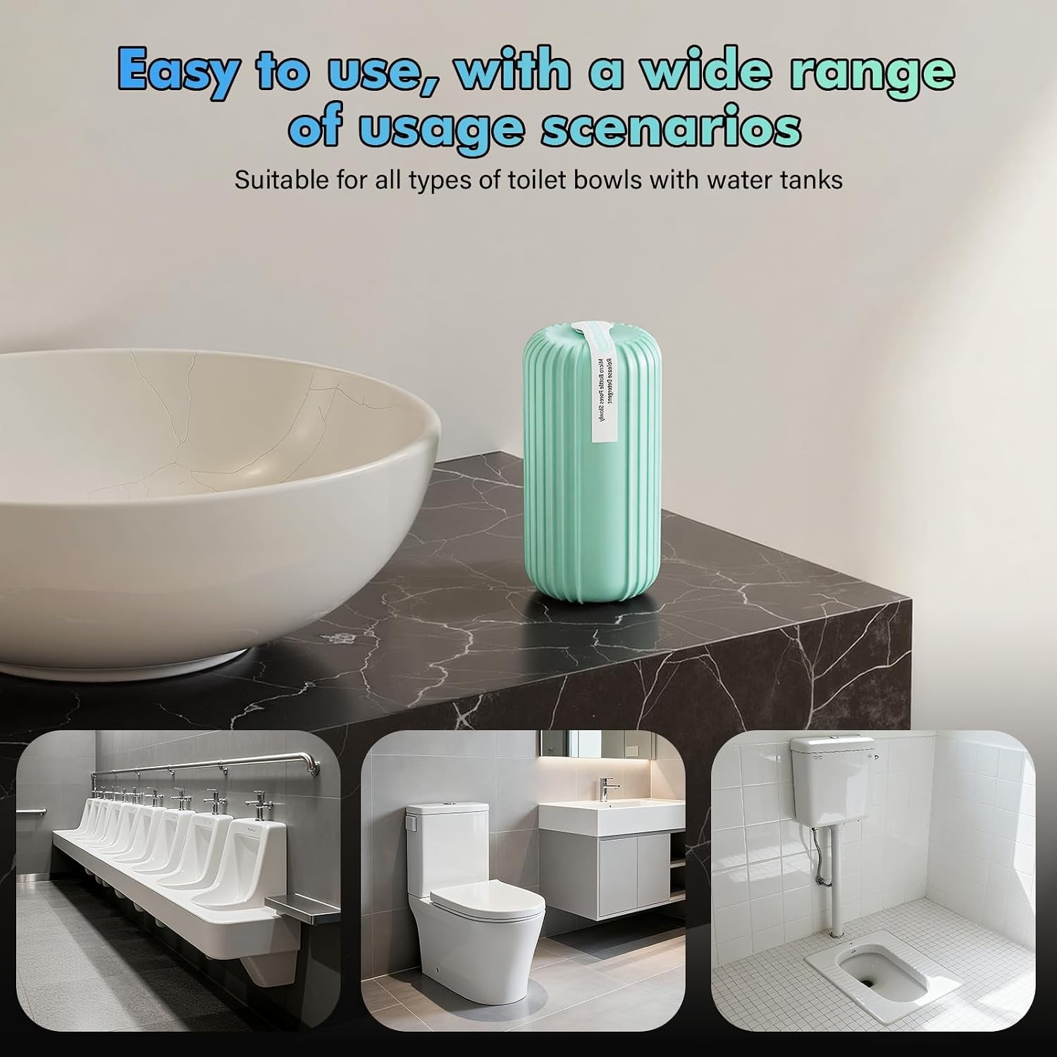 Safe for All Toilets, Eco-Friendly Clean