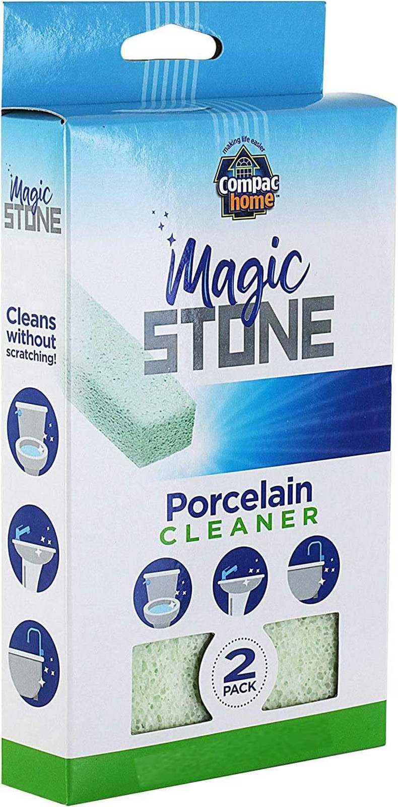 Magic-Stone Porcelain Cleaning Stick – Toilet Bowl Cleaner, Handy Toilet Cleaner