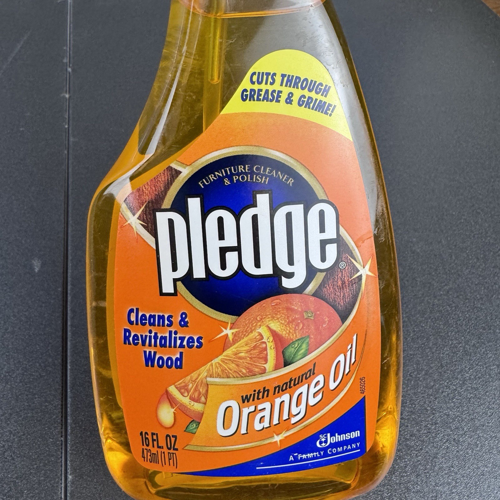 Pledge 16oz Pledge With Orange Oil Trigger Spray Bottle 2001