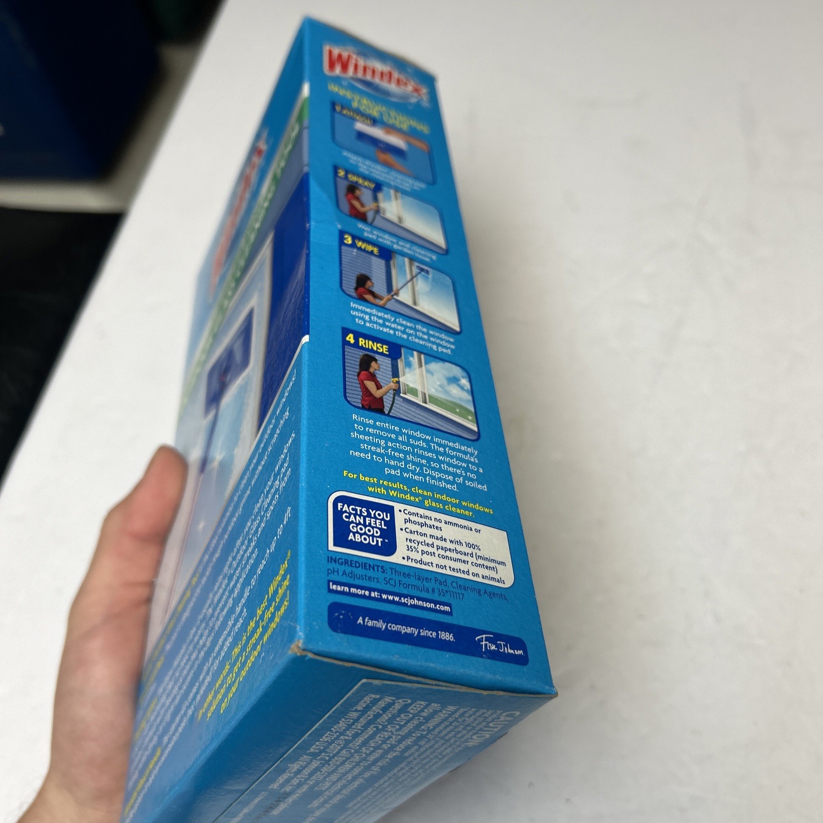 NEW Sealed Windex Outdoor All-In-One Glass & Window Cleaning Tool Starter Kit