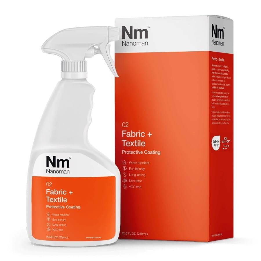 Fabric & Textile Protector Spray – Invisible, Waterproof, Stain-Resistant, Eco-F