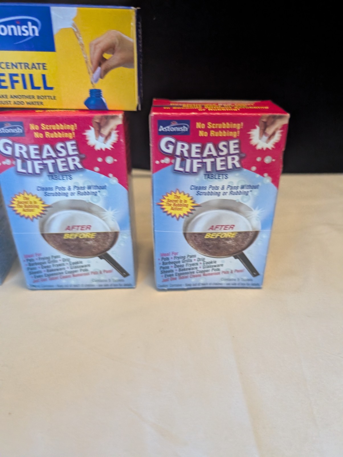 Astonish Lifter Tablets Cleaning Metal Pans Lot 4pc Great For Cleaning All Metal