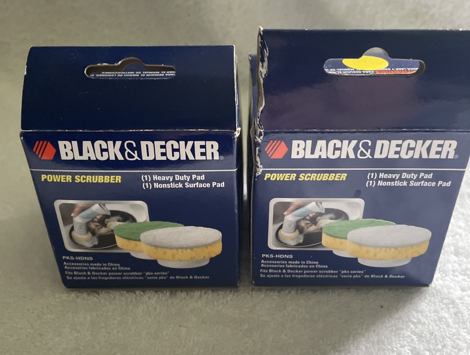 Black and Decker PKS160 Power Scrubber Brushes, 2 Pack