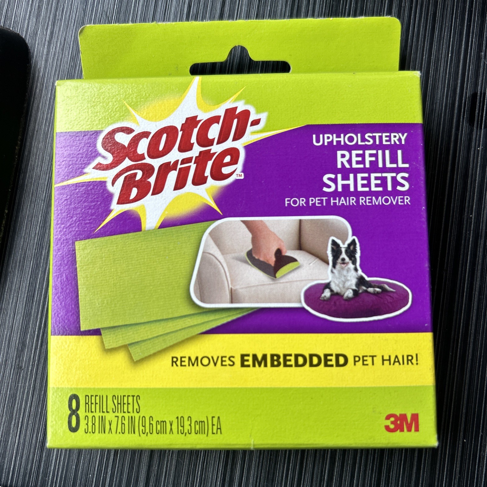 3M Scotch Fur Fighter Hair Remover Refill Sheets (3.8″ x 7″) OEM full 8 PACK NEW