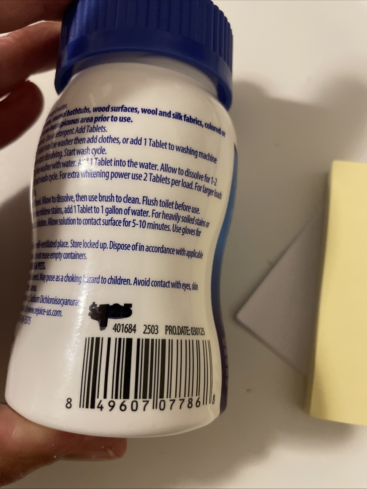 Homebright Bleach Tablets Original Scent 10 Tablets: New