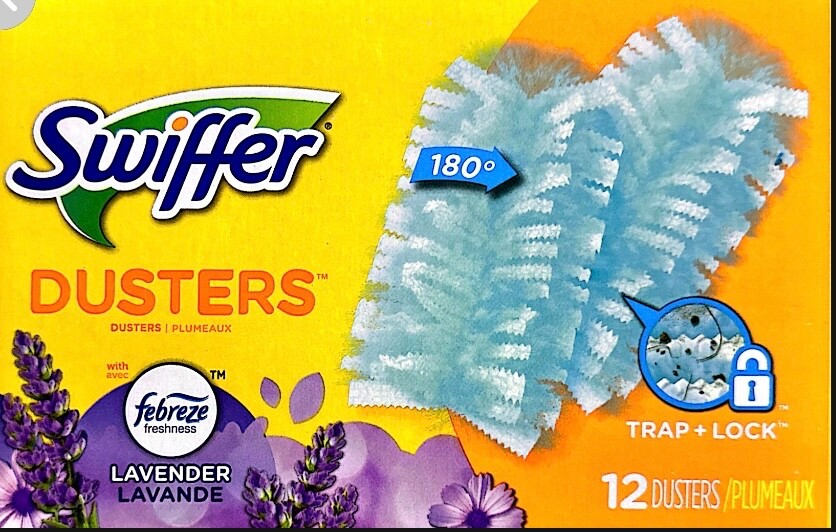 Swiffer Dusters, Lasting Freshness Febreze Lavender Scent, Blue 12 Ct Refills