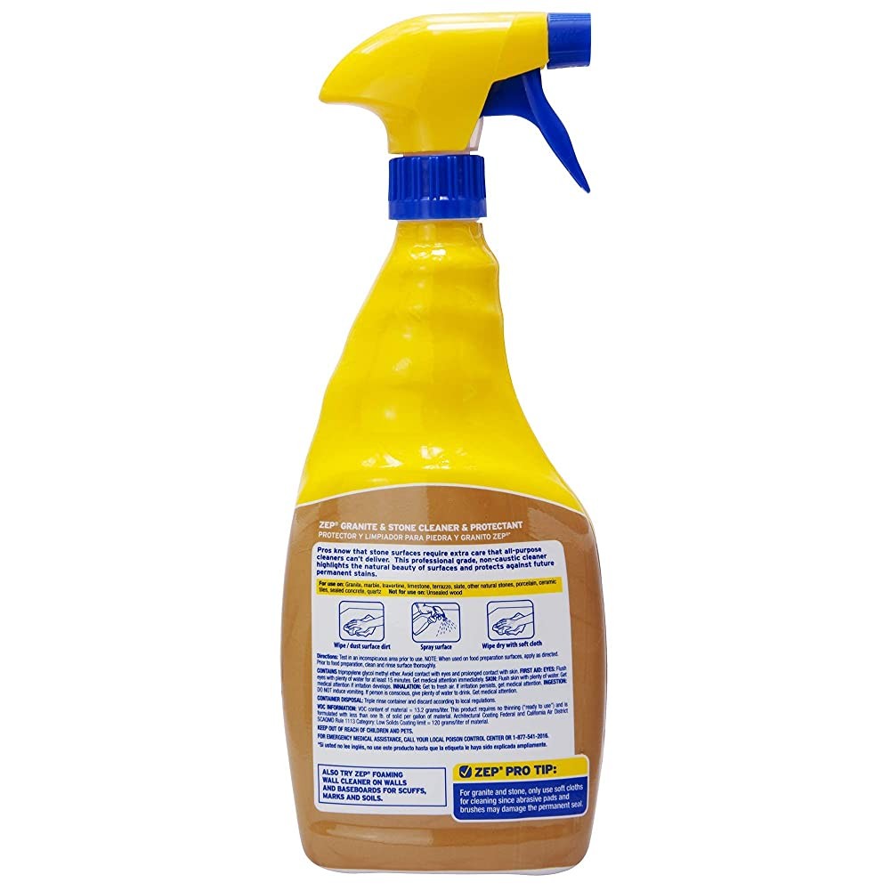 Zep Granite and Stone Cleaner and Protectant 32 oz ZUCSPP32 (Case of 12)