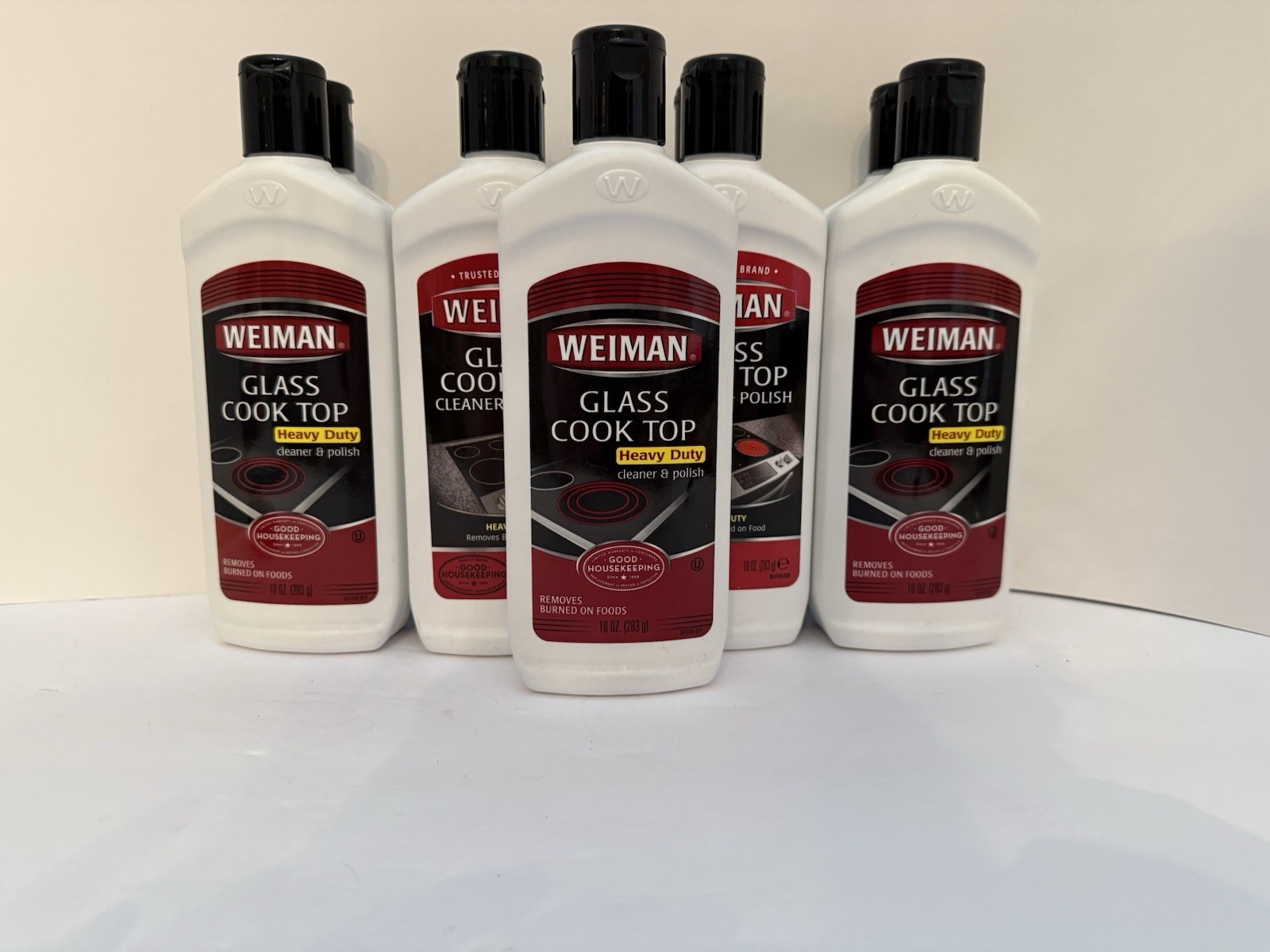 9 New WEIMAN 20oz. Squeeze Bottle Glass Cook Top Cleaner and Polish Heavy Duty