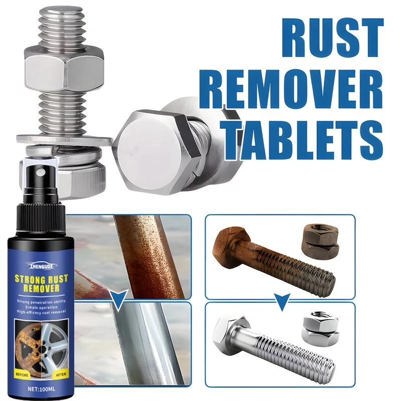 GM Metal Rust Remover & Protective Spray Rust Converter for Car Part, Tires,Rims