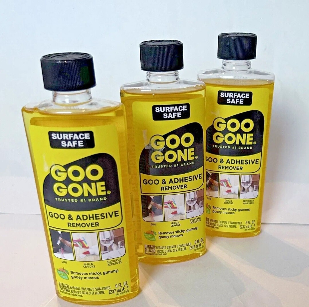 3X Goo Gone Adhesive Remover 8 Oz. Safe for All Surfaces 🆕️💯 Sealed