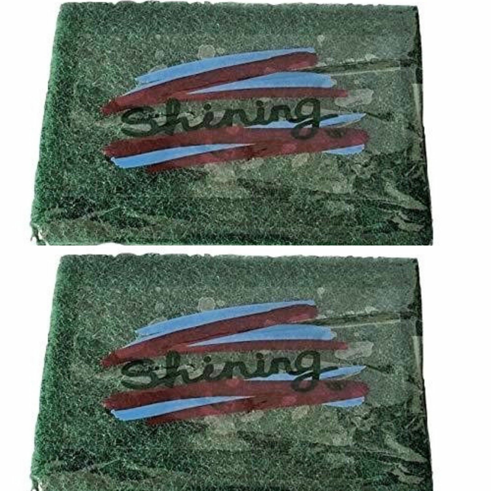 2 X 6 Pieces Shining Heavy Duty Scrub Sponge Scouring Pads 6”x 4″ Total 12 pcs