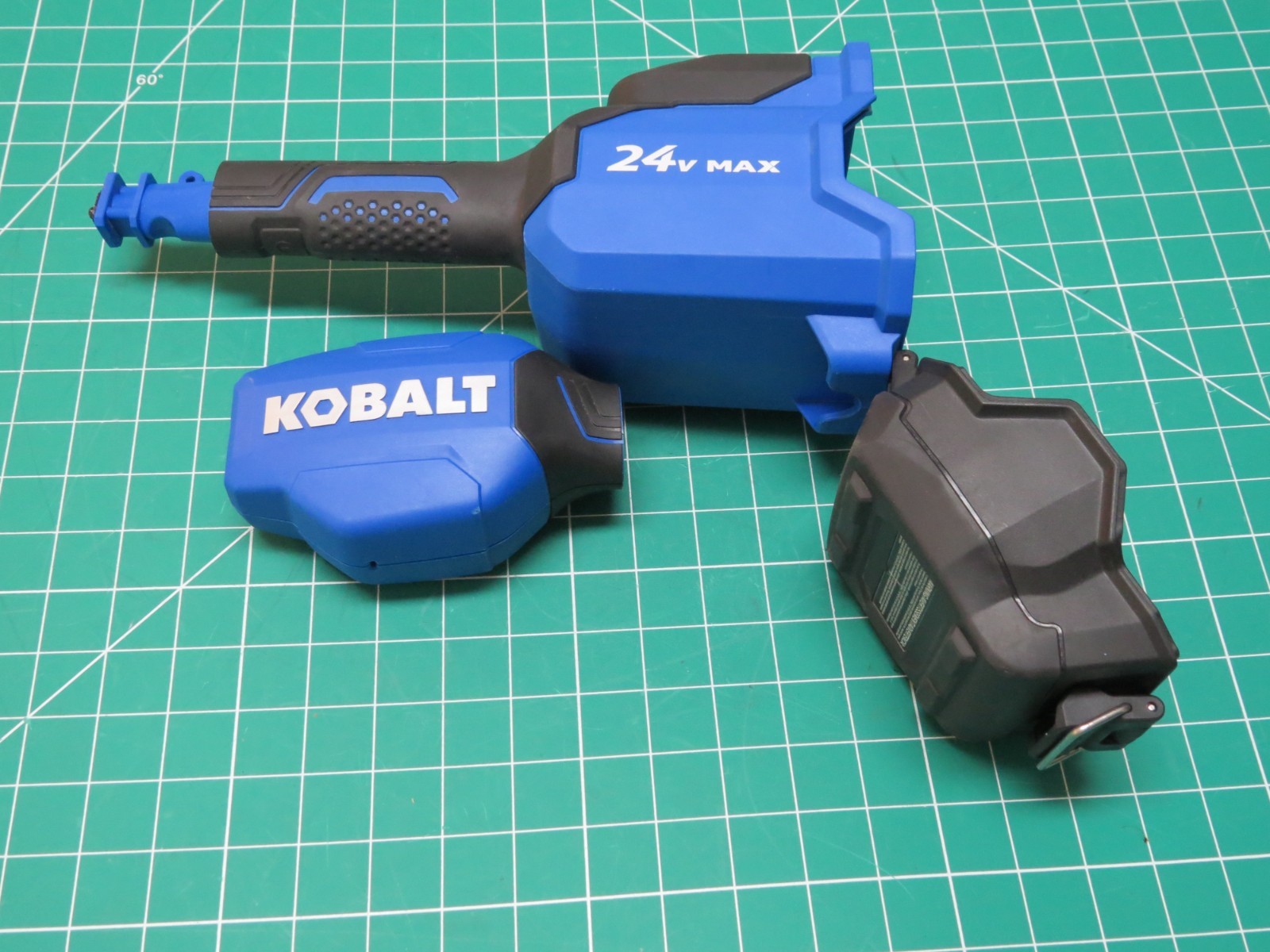OEM Kobalt 24v Max Power Scrubber Parts KTB 1024B-03 Battery/Handle Housing Kit