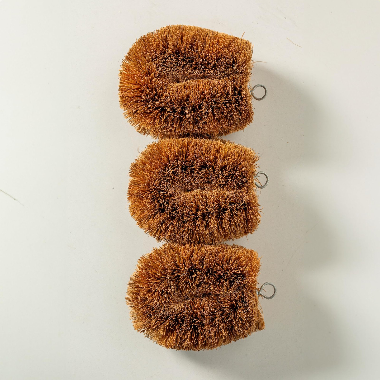 Pack of 6 Tawashi Vegetable Scrub Brush, 100% Natural Coconut Coir Fiber Brus…