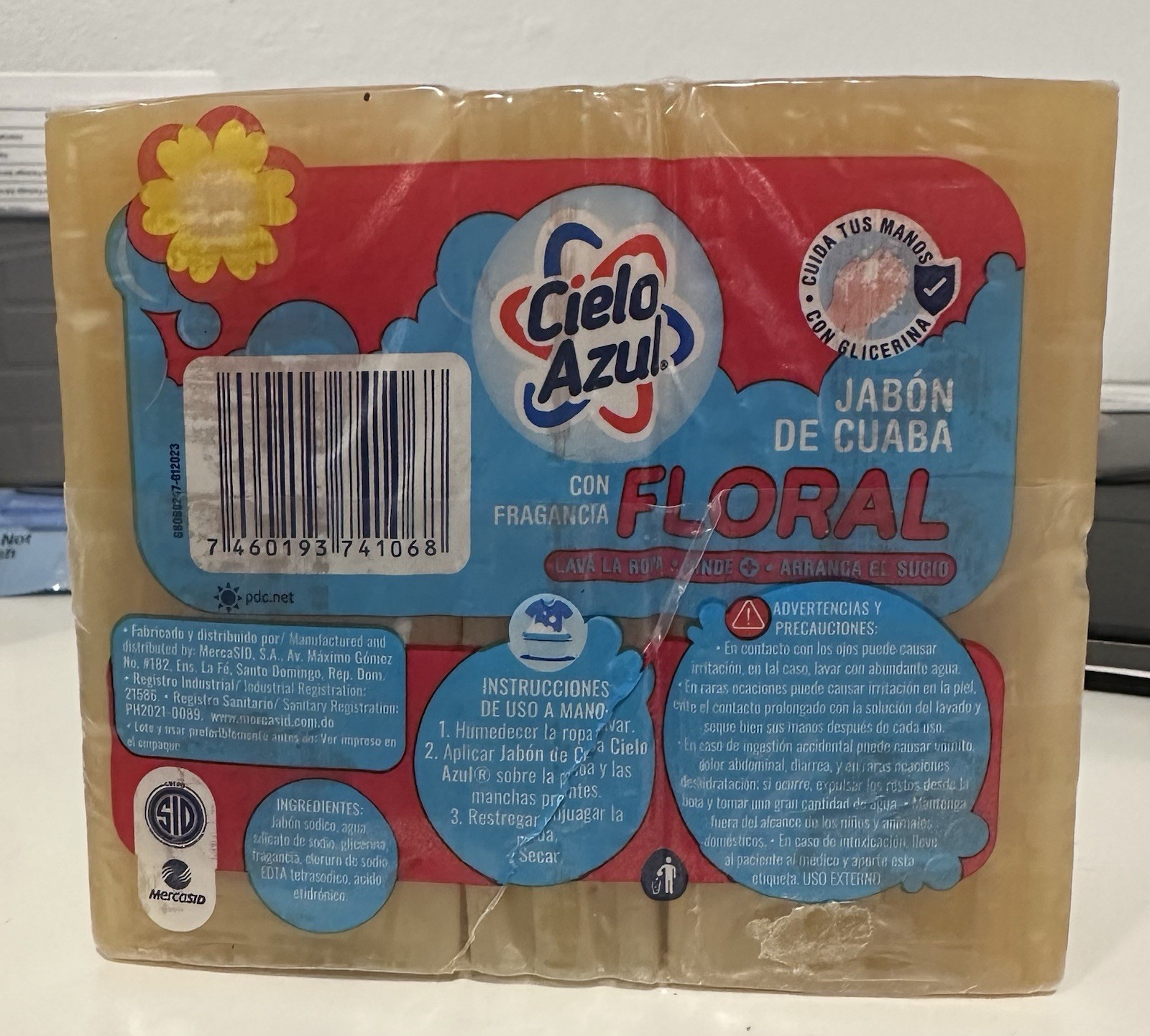 2 x 5 Packs Jabón Cuaba Cielo Azul Floral Scent