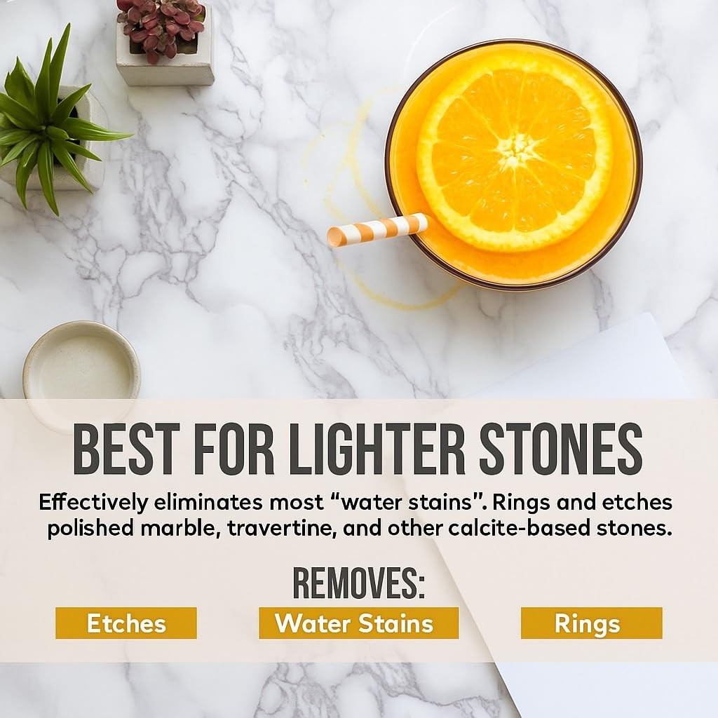 MB Stone MB11® TouchUp Etch Remover Marble Polishing Powder for Light to Medi…
