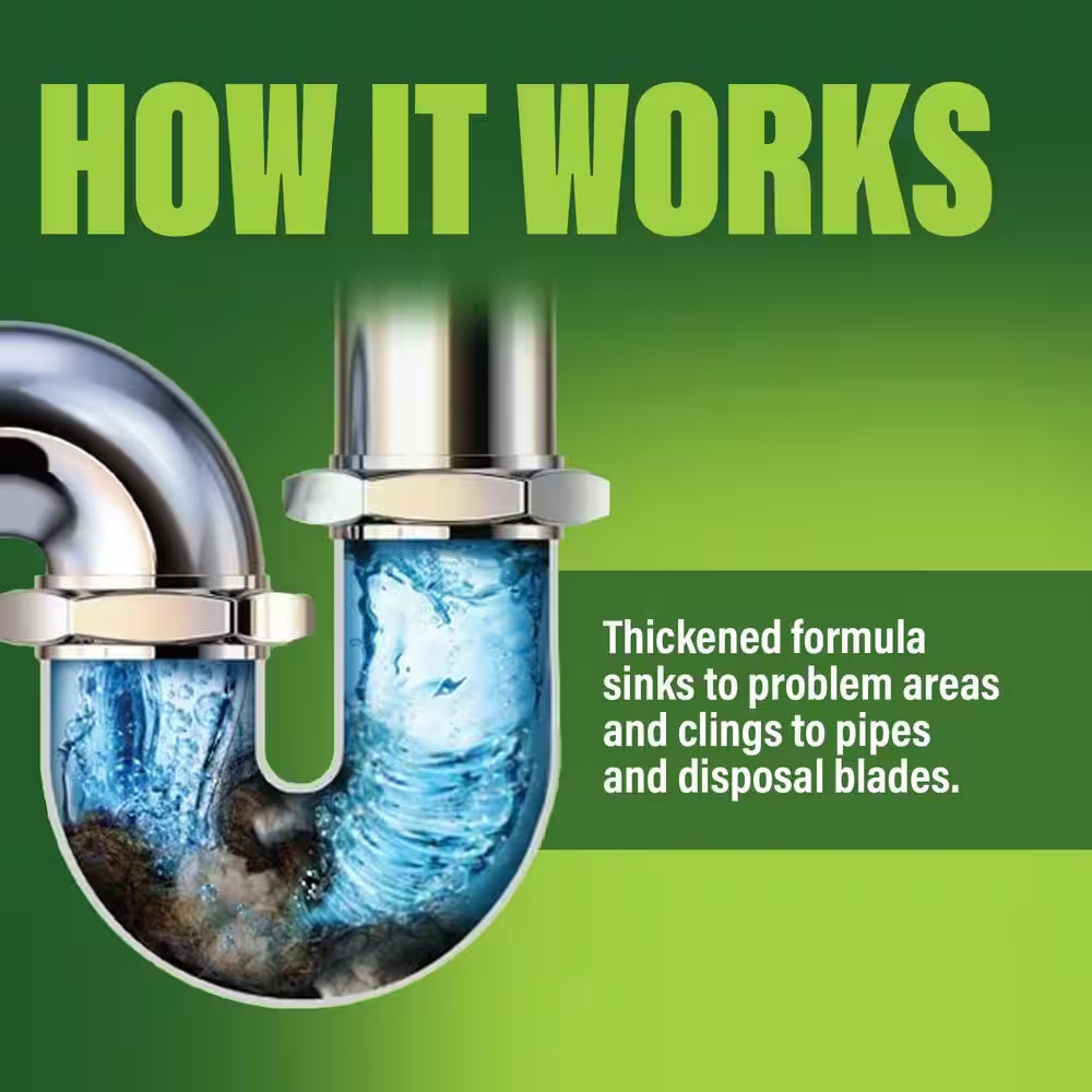 22.5 Oz. Garbage Disposal and Drain Odor Eliminator and Enzymatic Drain Cleaner