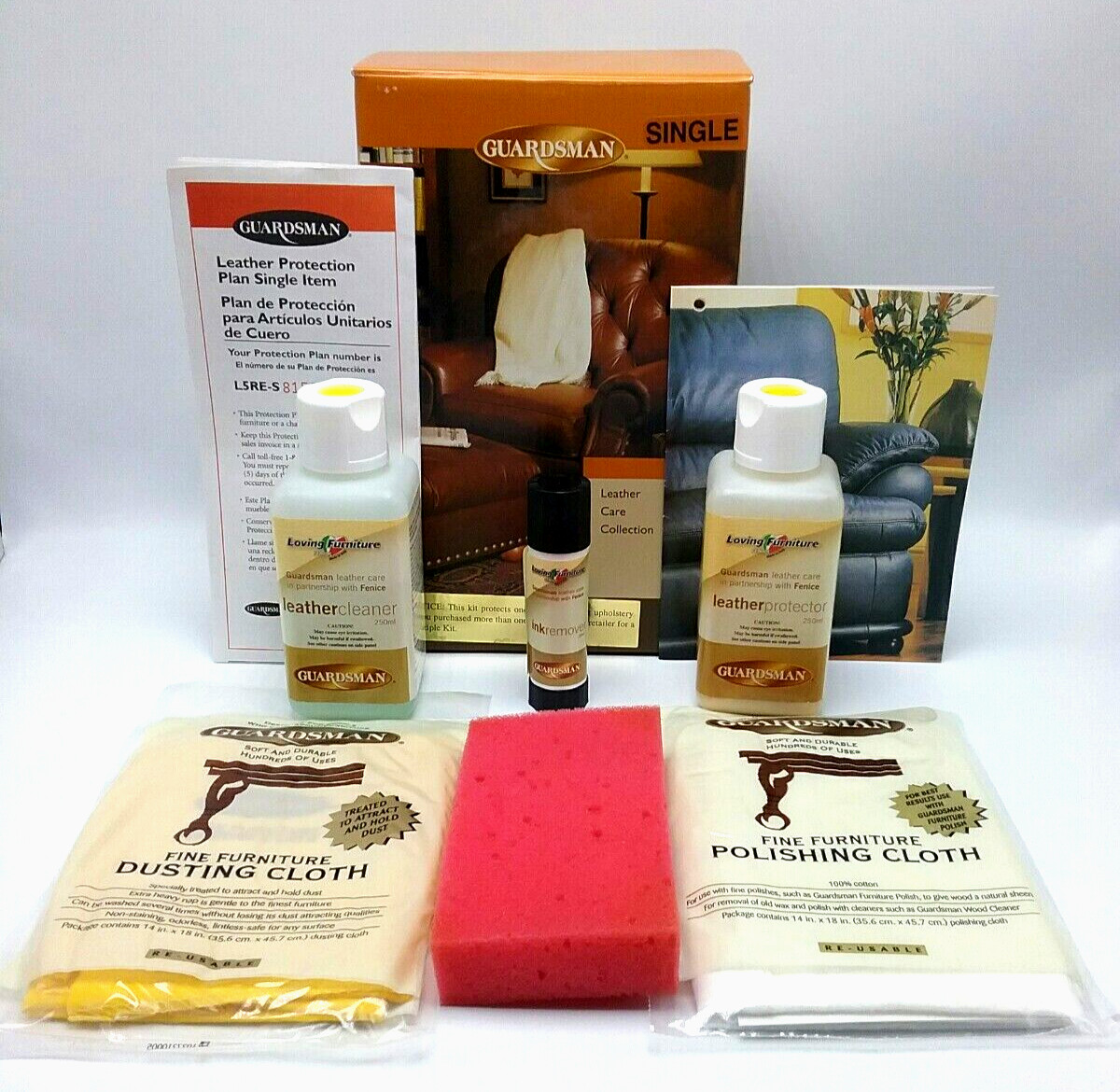 Guardsman Leather Care Collection Cleaner Conditioner Kit 2003 Valspar Australia