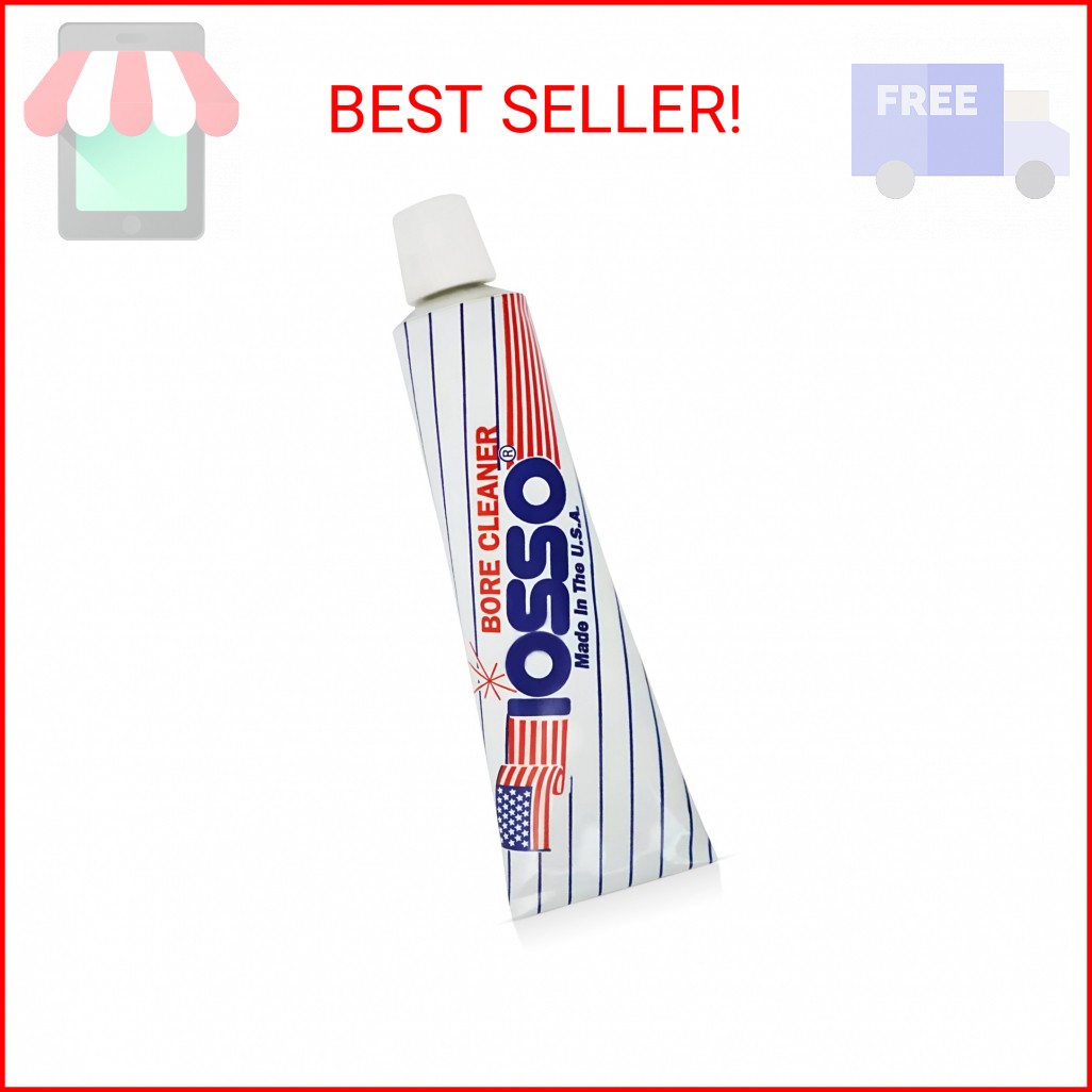Iosso 10215 Bore Cleaner – 1.5 oz Concentrated Paste Formula – Non-Corrosive, No