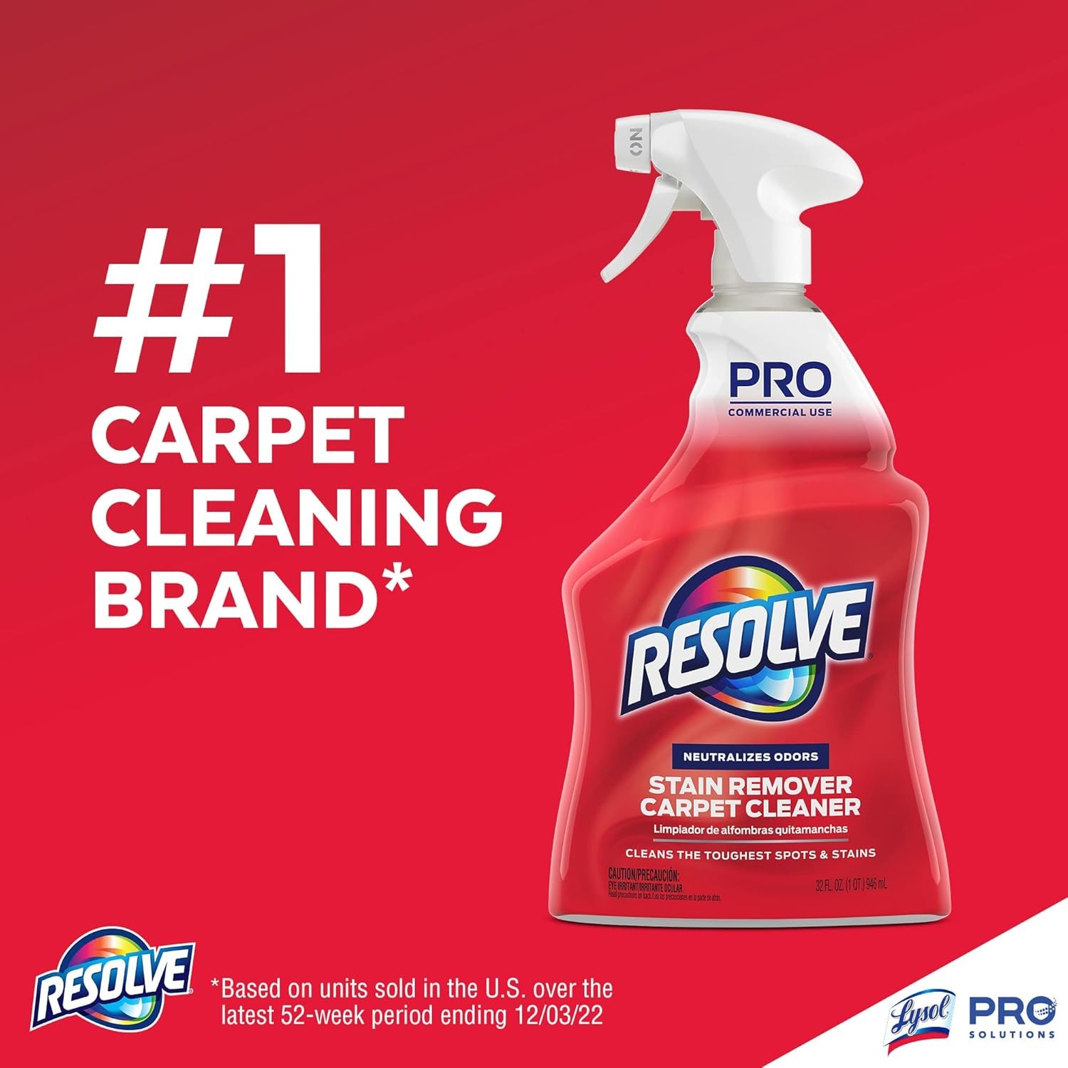 Resolve Professional Strength Spot and Stain Carpet Cleaner, Cleaner,…