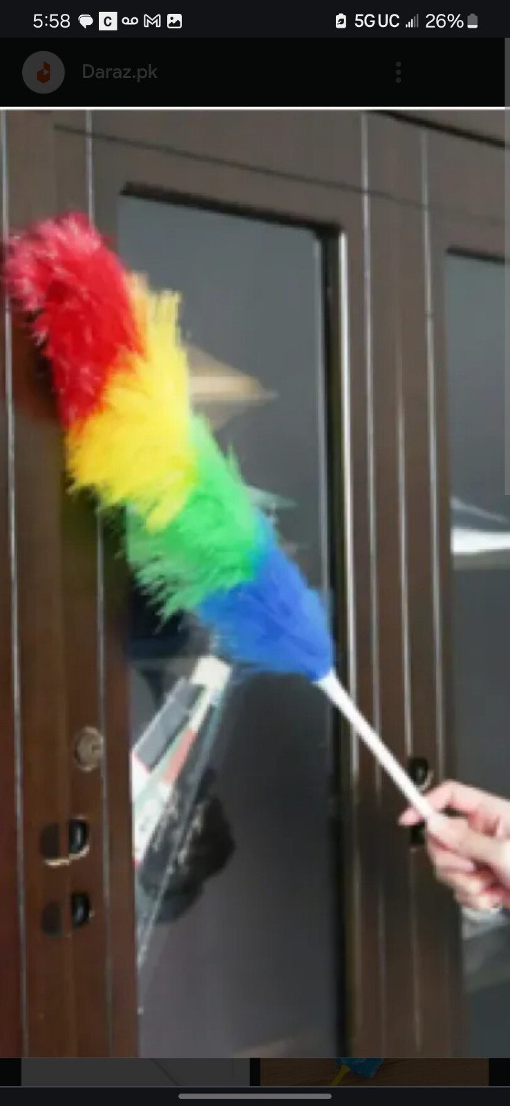 1pc Soft Magic Plastic Feather Duster Anti Static Car Home Window Cleaner 28″