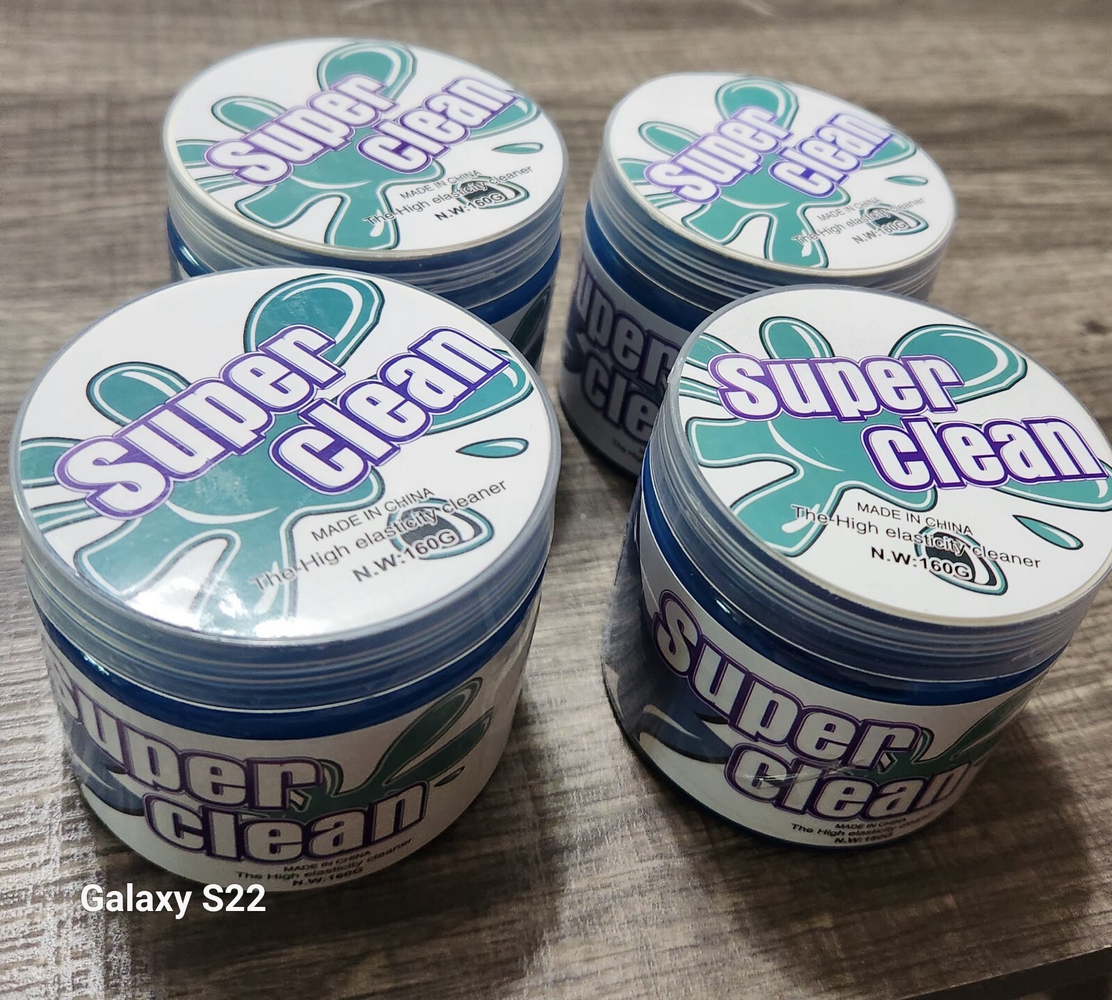 Super Clean GEL Cleaner for Cars or Office – Lot Of 4