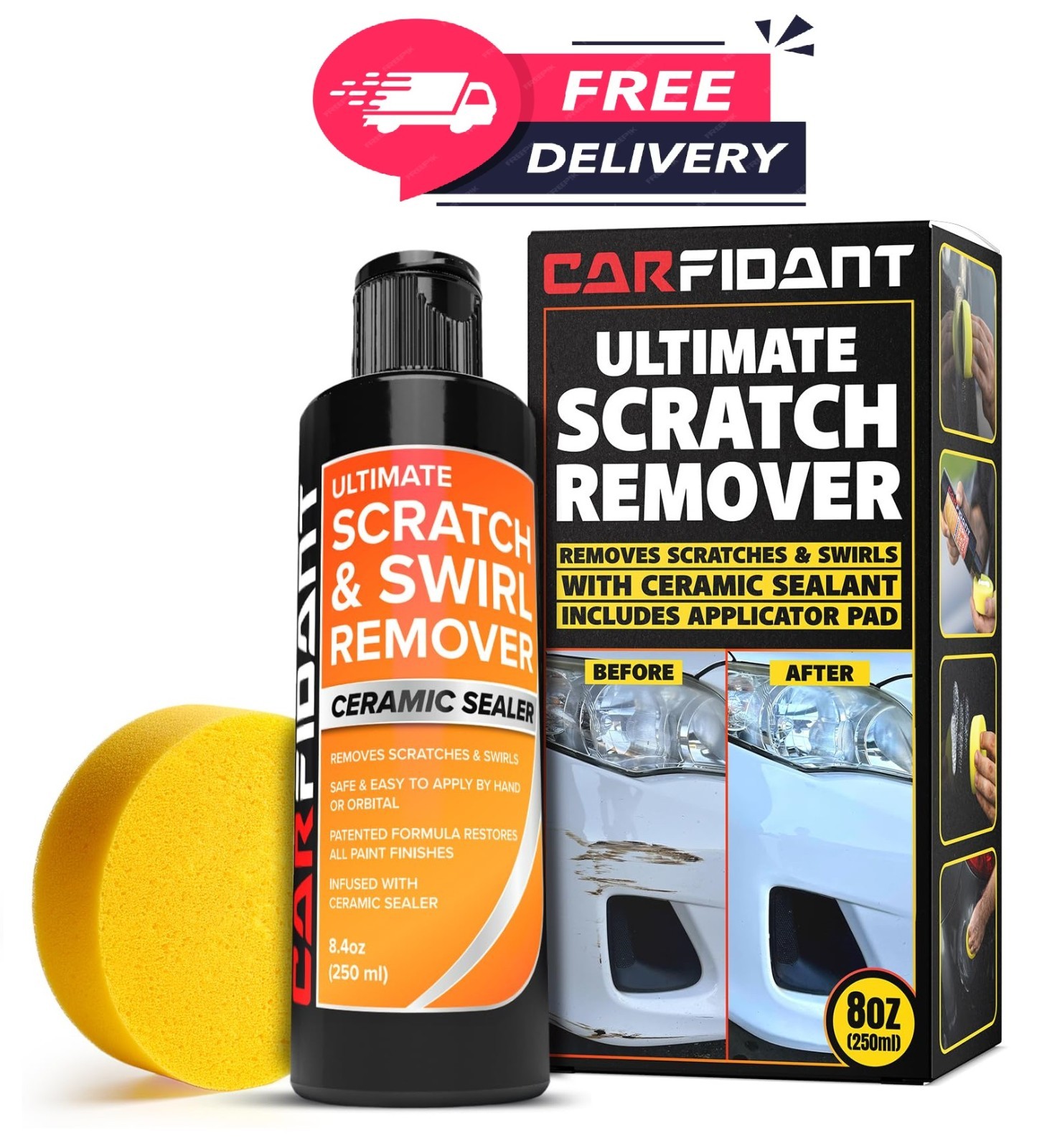 Carfidant Scratch Repair and Swirl Remover – Car Paint Scratch Remover & Rest…