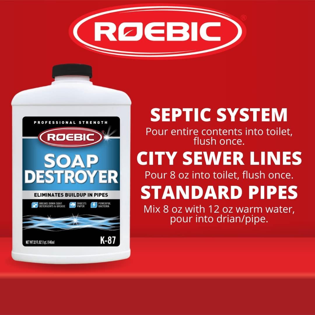 Roebic K-87-SD, Grease And Paper Digester: Exclusive Bacteria Eliminates…