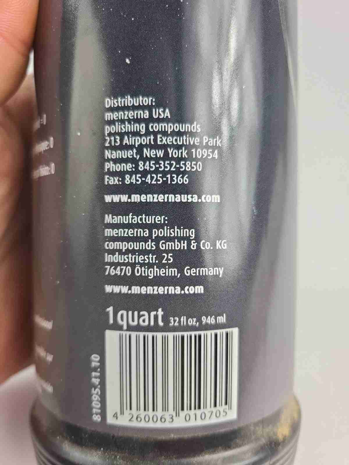 Menzerna Medium Cut P0 91E – Intensive Polish – 1 Quart Bottle